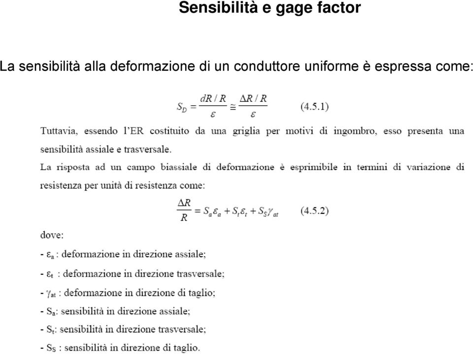 deformazione di un