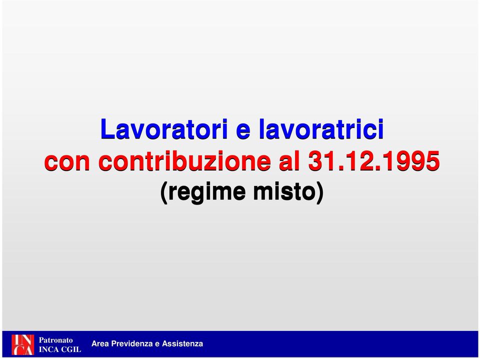 contribuzione al