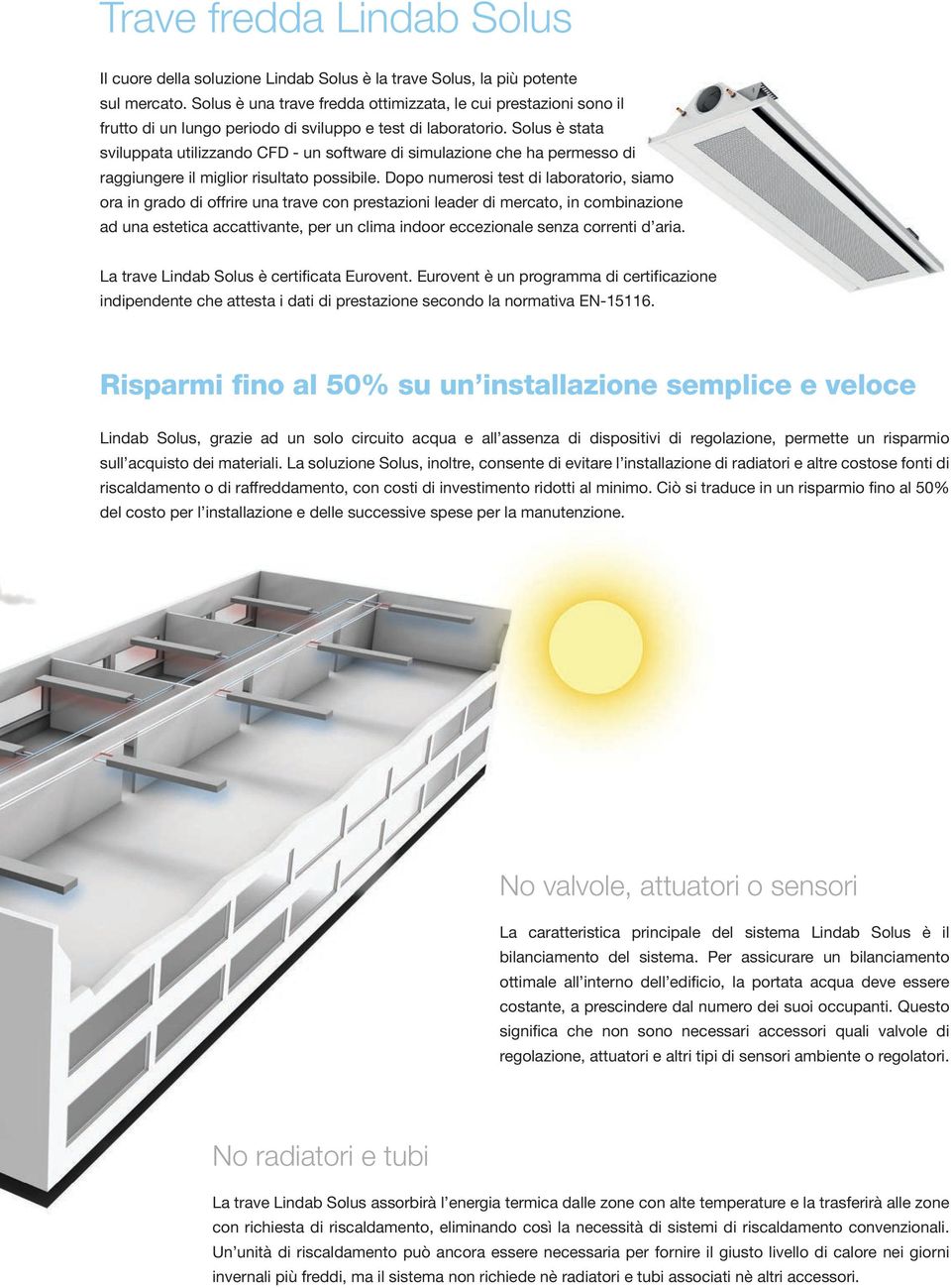 Solus è stata sviluppata utilizzando CFD - un software di simulazione che ha permesso di raggiungere il miglior risultato possibile.