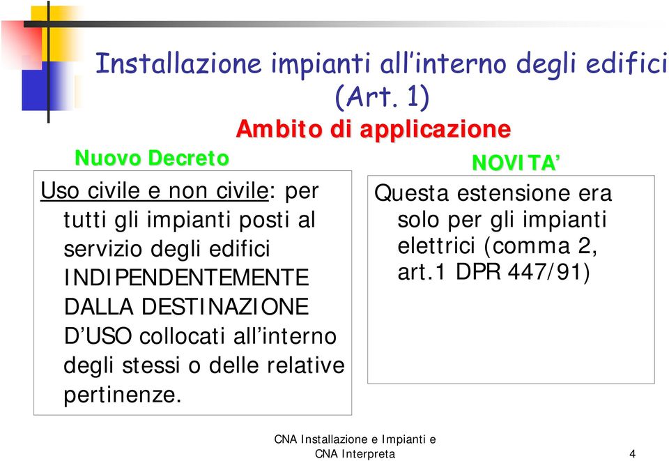 degli stessi o delle relative pertinenze.