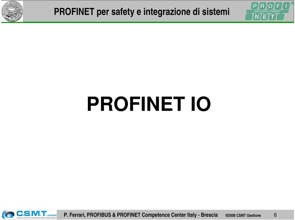 PROFINET Competence