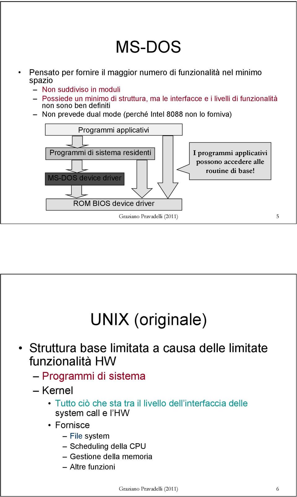 accedere alle routine di base!