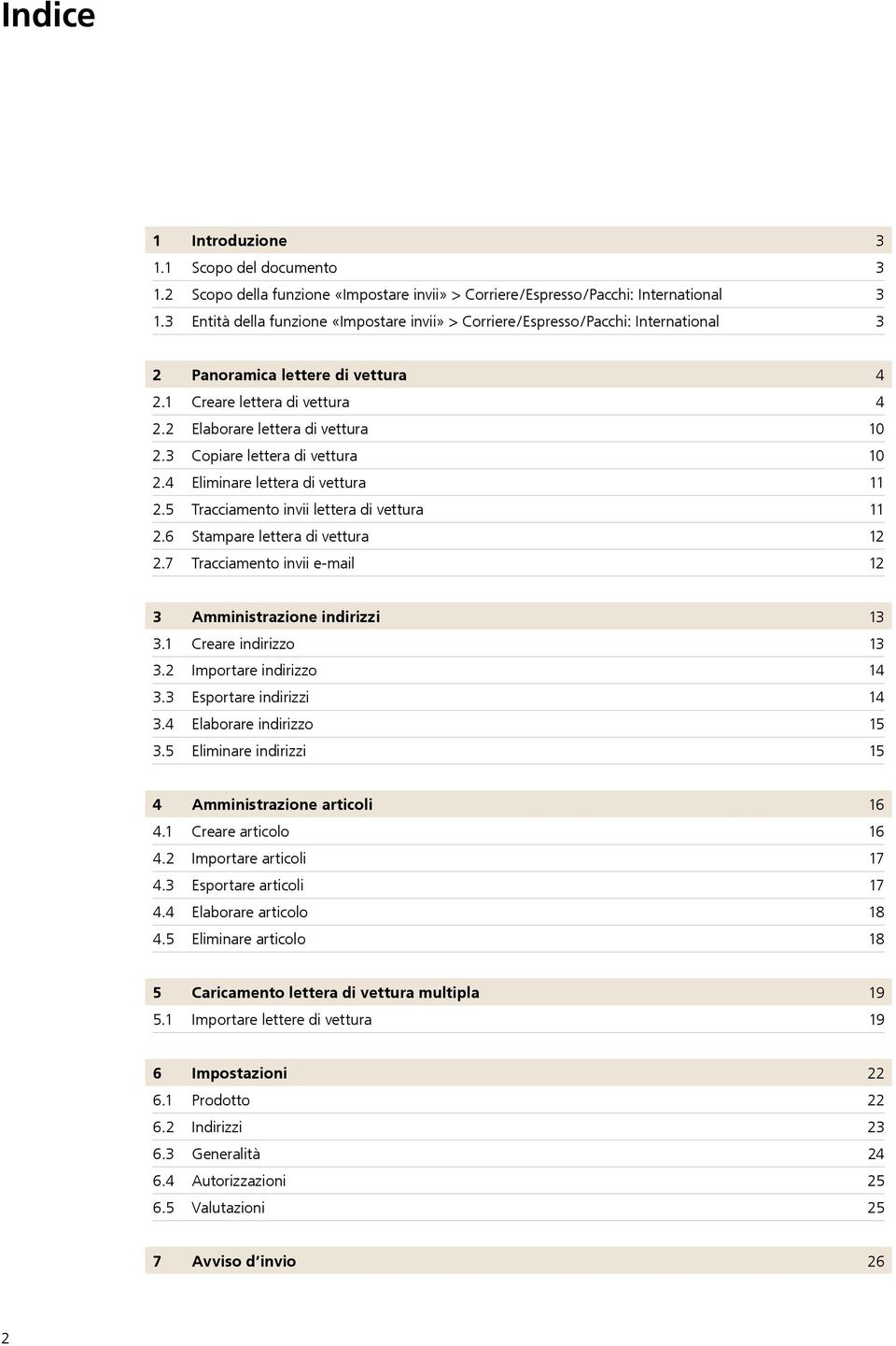 3 Copiare lettera di vettura 10 2.4 Eliminare lettera di vettura 11 2.5 Tracciamento invii lettera di vettura 11 2.6 Stampare lettera di vettura 12 2.