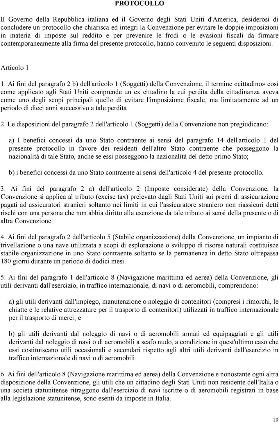 Articolo 1 1.