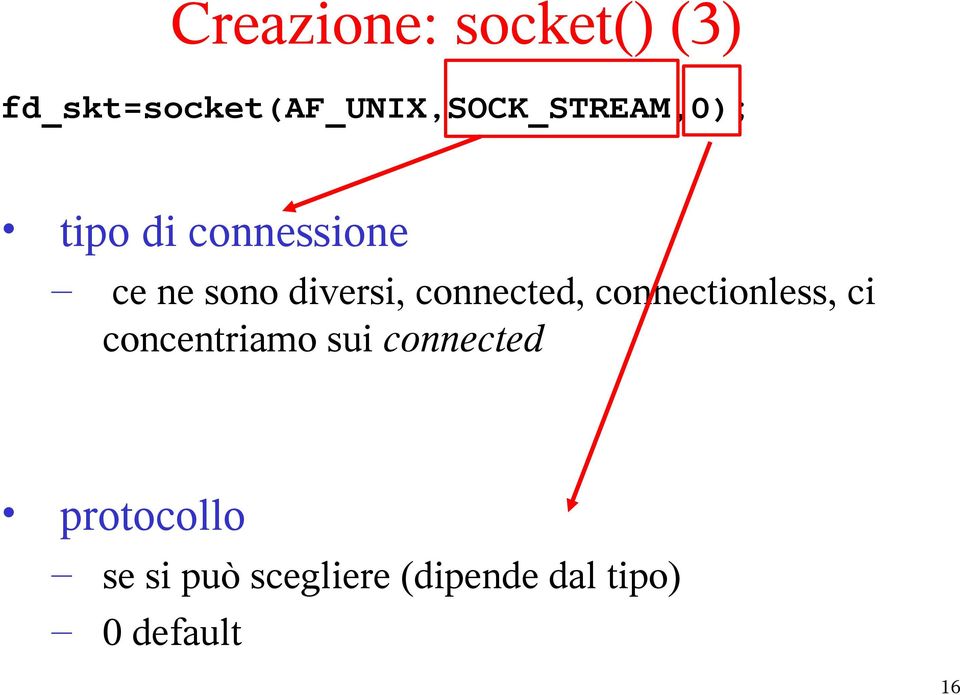 connessione ce ne sono diversi, connected,