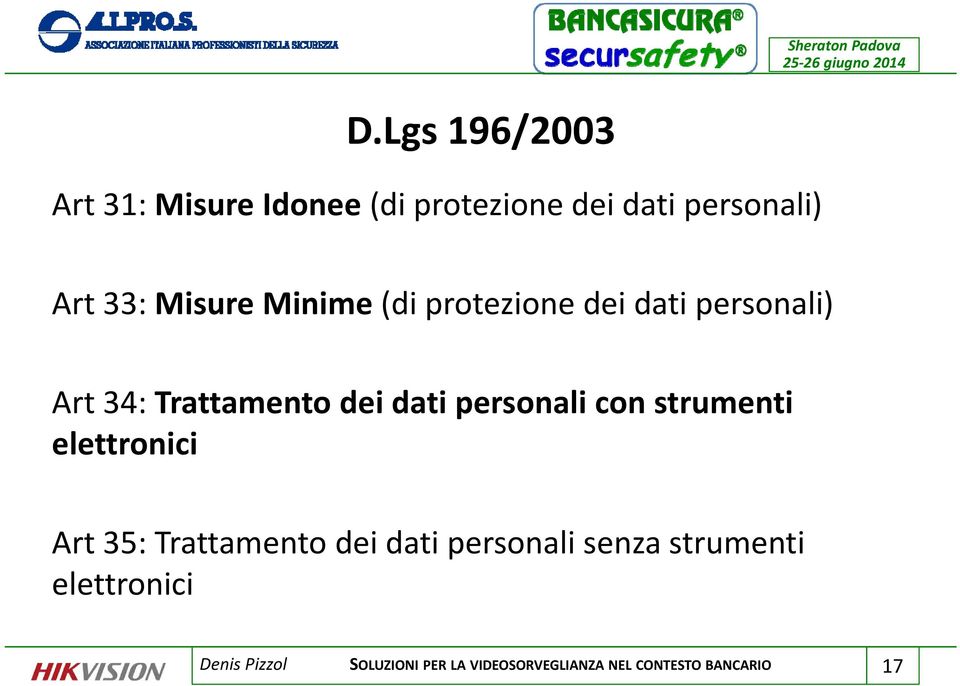 personali con strumenti elettronici ltt ii Art 35: Trattamento dei dati personali