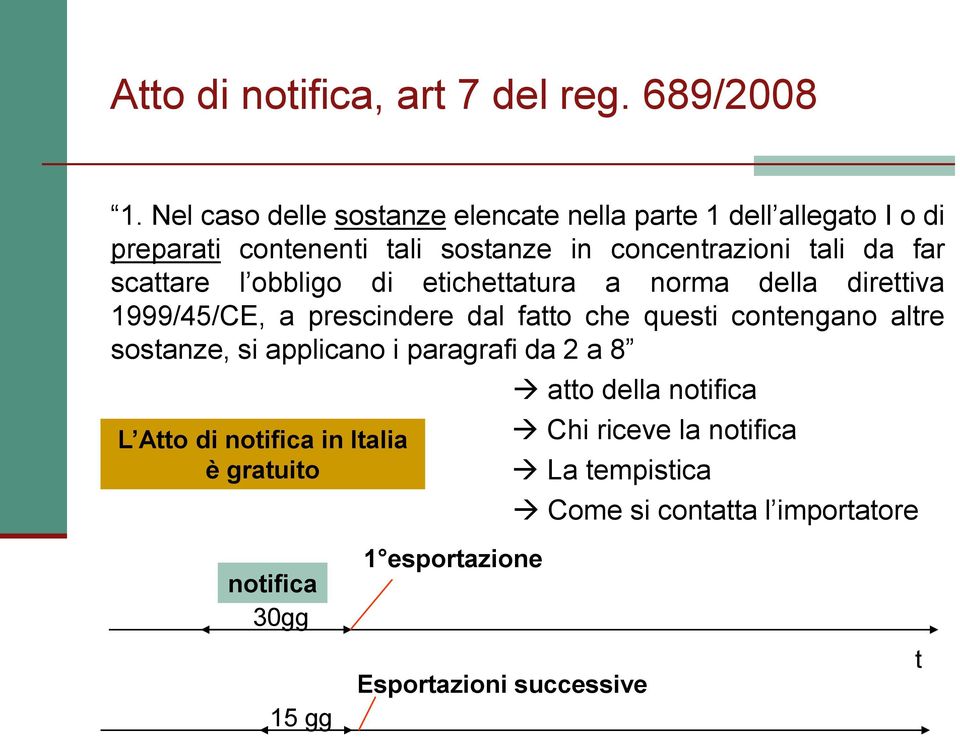 scattare l obbligo di etichettatura a norma della direttiva 1999/45/CE, a prescindere dal fatto che questi contengano altre sostanze,