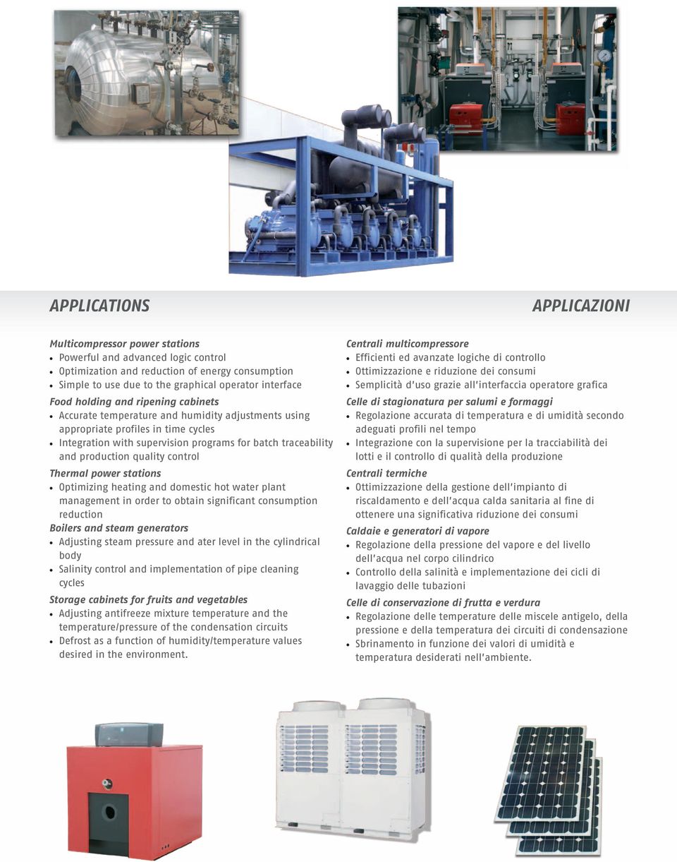 quality control Thermal power stations Optimizing heating and domestic hot water plant management in order to obtain significant consumption reduction Boilers and steam generators Adjusting steam