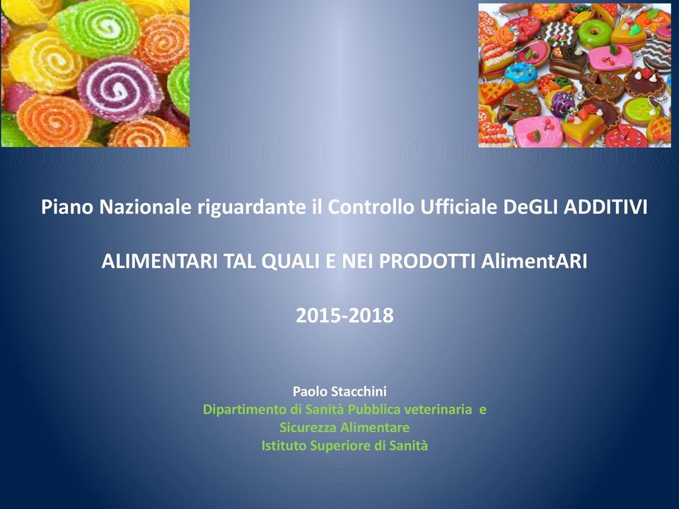 2015-2018 Paolo Stacchini Dipartimento di Sanità Pubblica