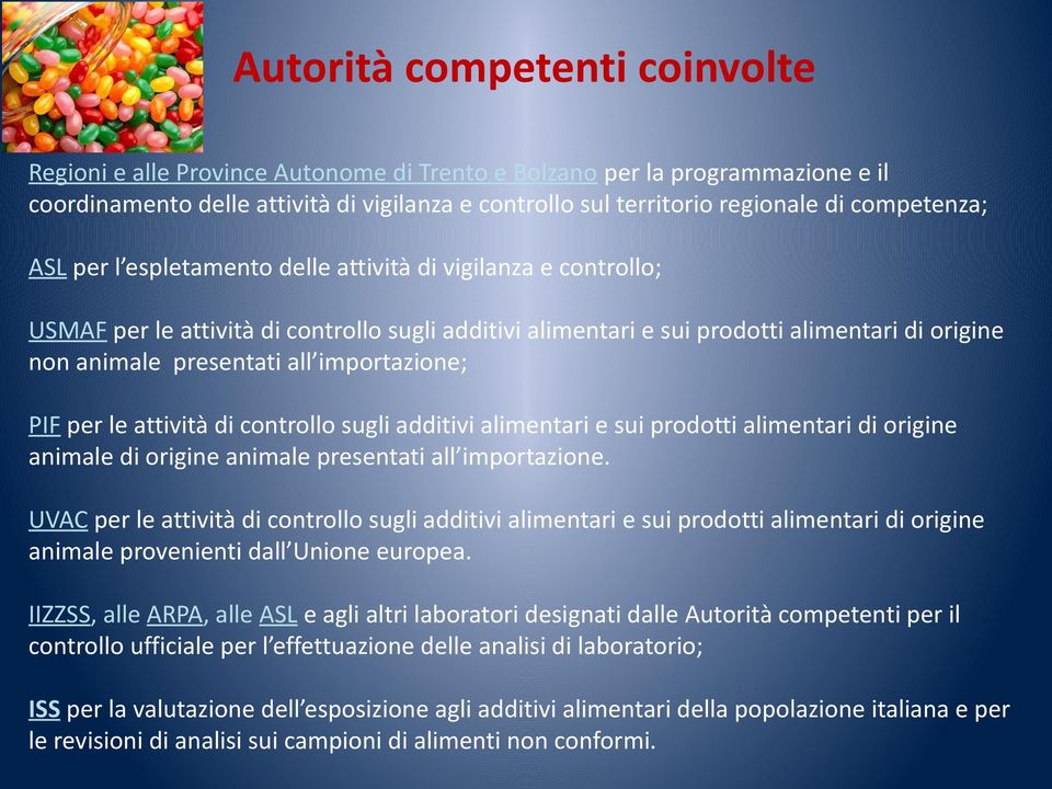 all importazione; PIF per le attività di controllo sugli additivi alimentari e sui prodotti alimentari di origine animale di origine animale presentati all importazione.