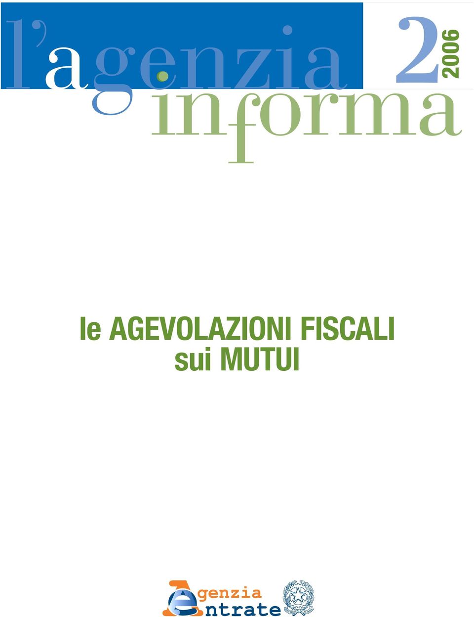 AGEVOLAZIONI