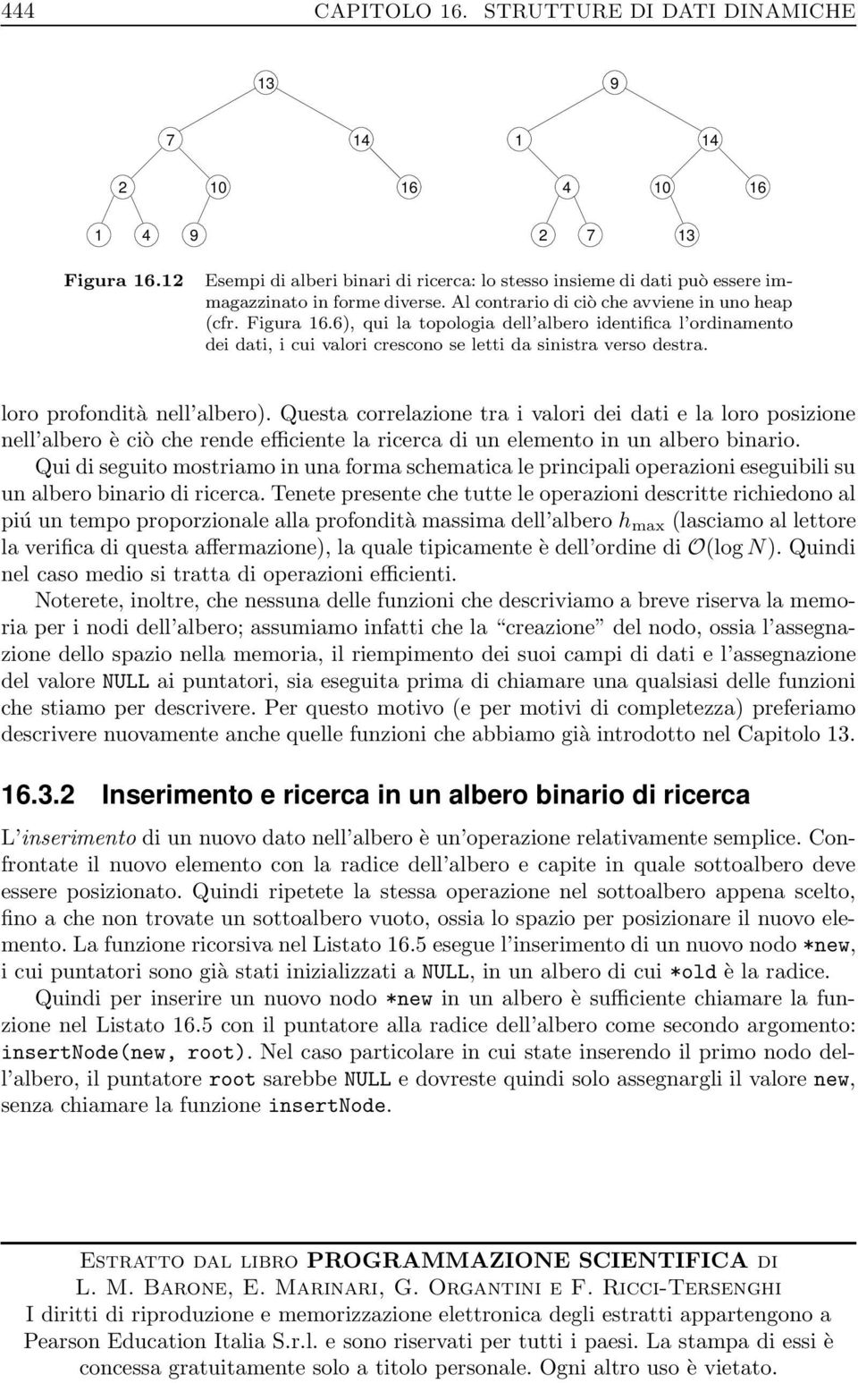 6), qui la topologia dell albero identifica l ordinamento dei dati, i cui valori crescono se letti da sinistra verso destra. loro profondità nell albero).