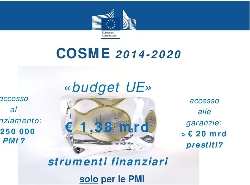«budget UE» 1,38 mrd strumenti