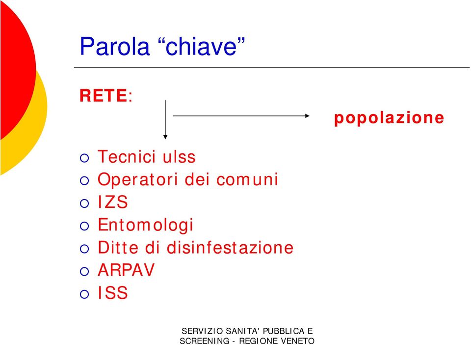 Operatori dei comuni IZS