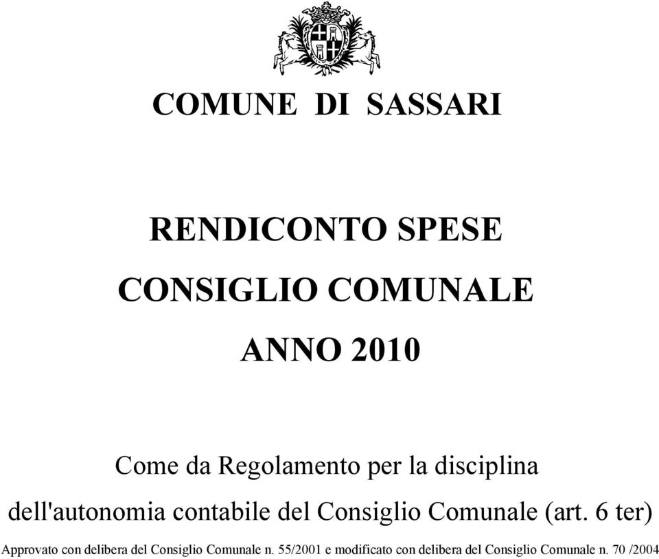 Consiglio Comunale (art.