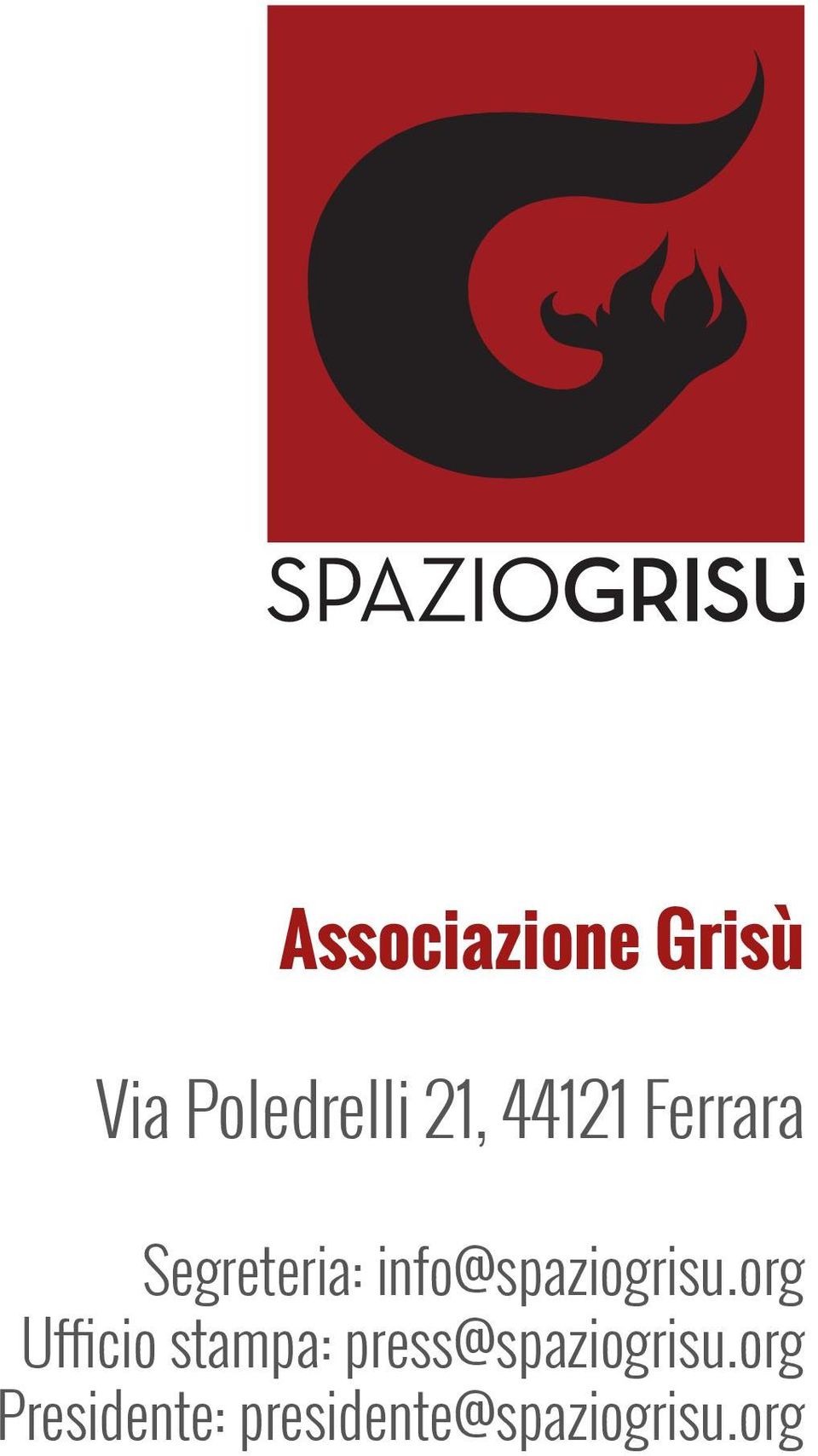 info@spaziogrisu.