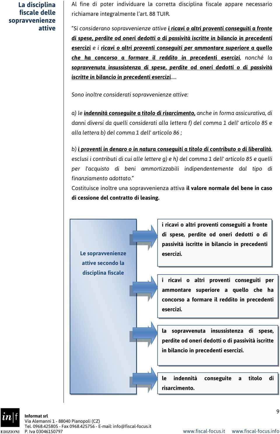 proventi conseguiti per ammontare superiore a quello che ha concorso a formare il reddito in precedenti esercizi, nonché la sopravvenuta insussistenza di spese, perdite od oneri dedotti o di