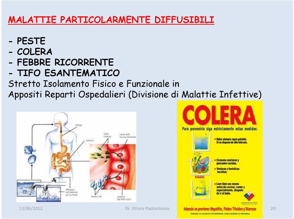 Fisico e Funzionale in Appositi Reparti Ospedalieri