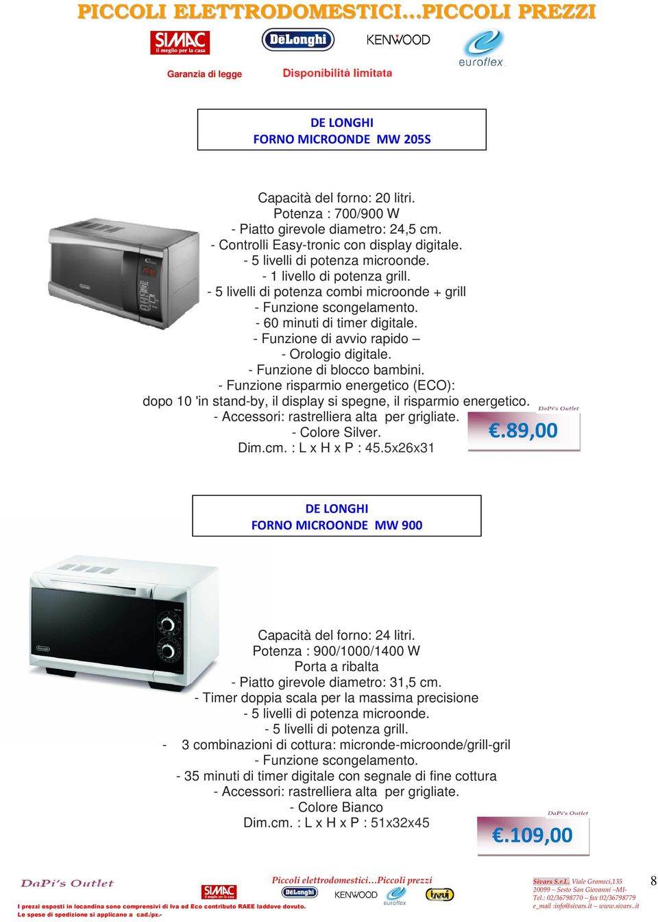 - Funzione di blocco bambini. - Funzione risparmio energetico (ECO): dopo 10 'in stand-by, il display si spegne, il risparmio energetico. - Accessori: rastrelliera alta per grigliate. - Colore Silver.