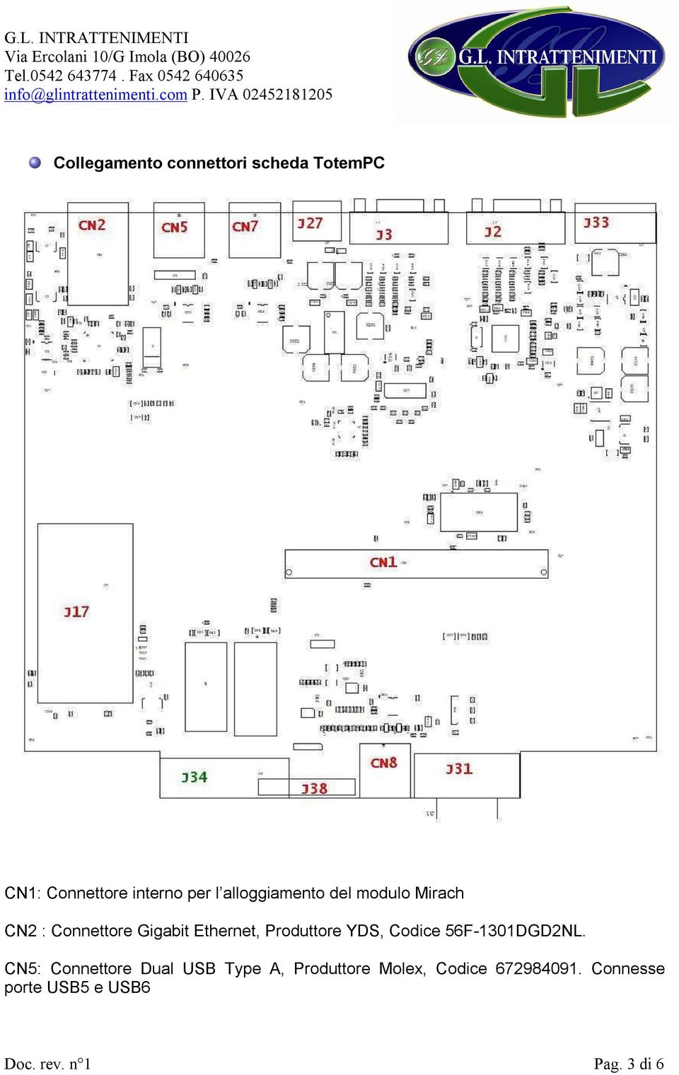 Produttore YDS, Codice 56F-1301DGD2NL.