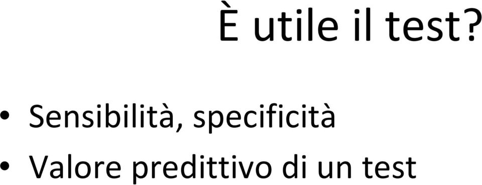 specificità