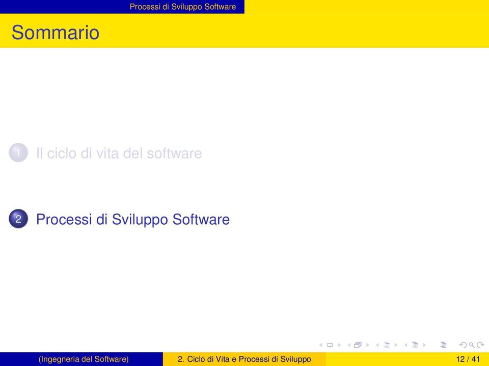 Sviluppo Software (Ingegneria del Software)