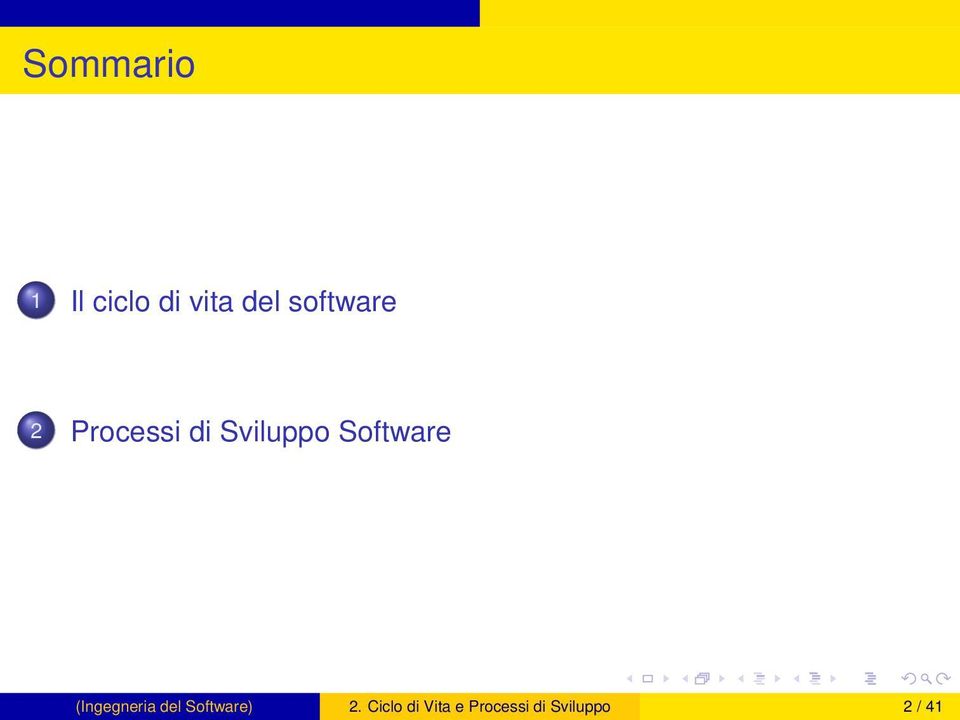 Software (Ingegneria del Software) 2.