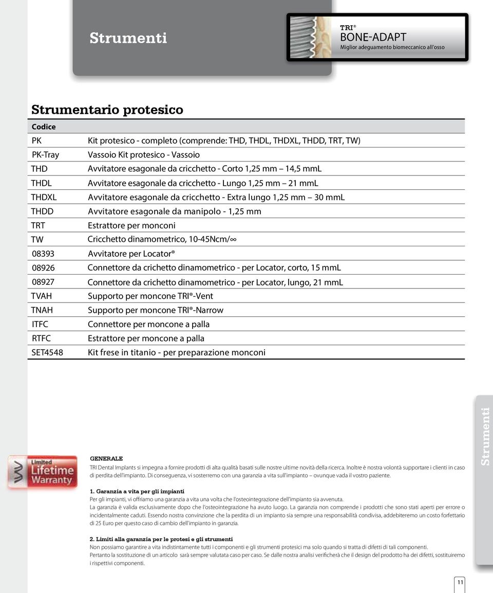 30 mml THDD Avvitatore esagonale da manipolo - 1,25 mm TRT Estrattore per monconi TW 08393 Cricchetto dinamometrico, 10-45Ncm/ Avvitatore per Locator 08926 08927 TVAH Connettore da crichetto