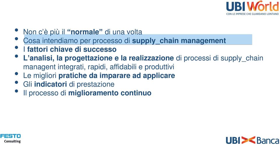 processi di supply_chain managent integrati, rapidi, affidabili e produttivi Le migliori