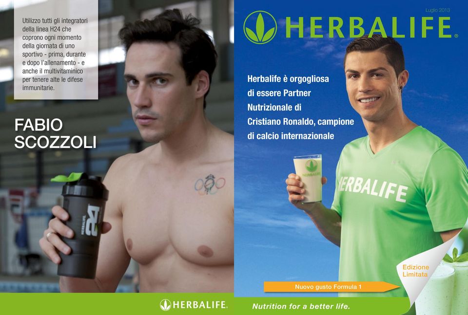 FABIO SCOZZOLI Herbalife è orgogliosa di essere Parter Nutrizioale di Cristiao Roaldo, campioe di