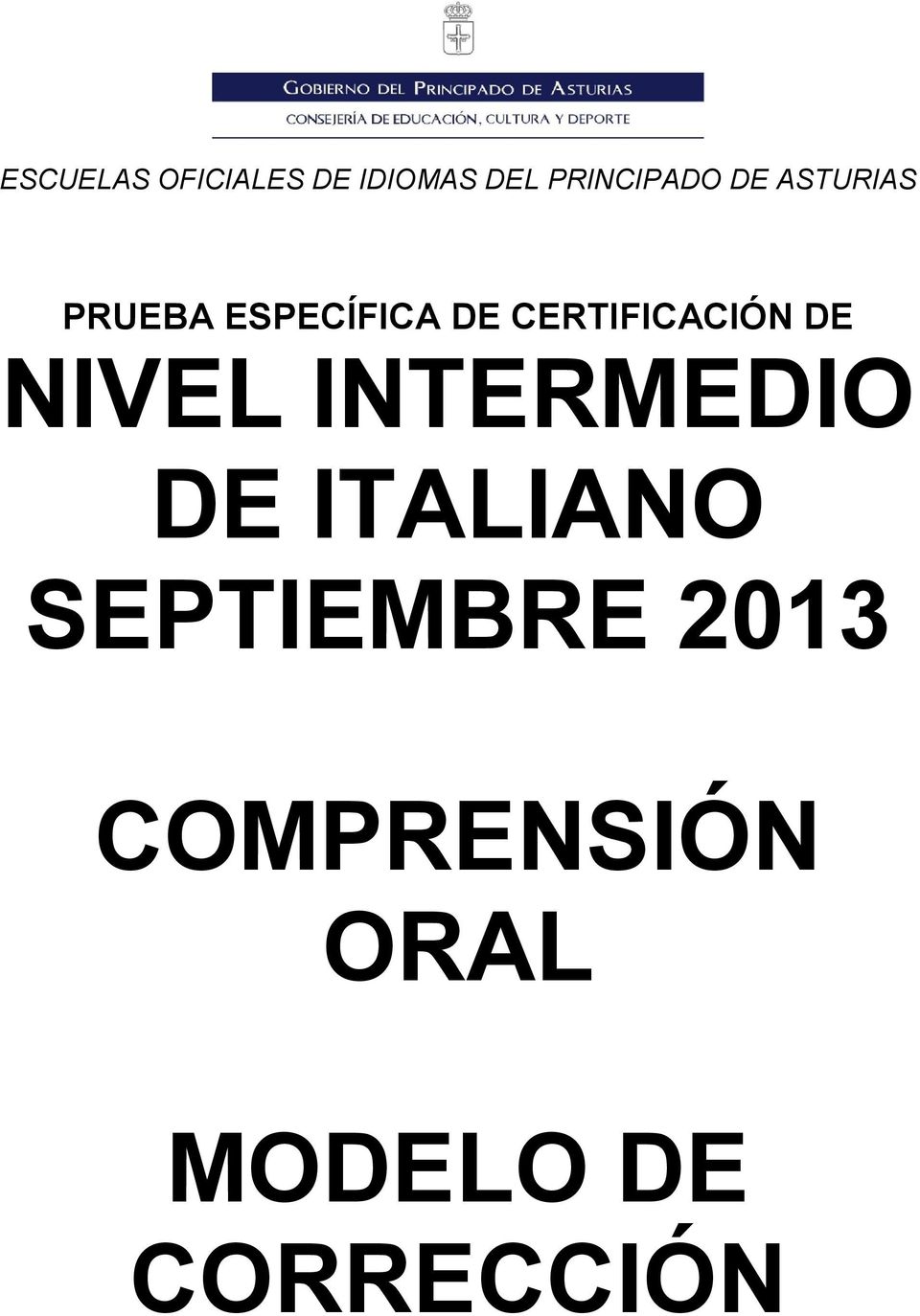 CERTIFICACIÓN DE NIVEL INTERMEDIO DE