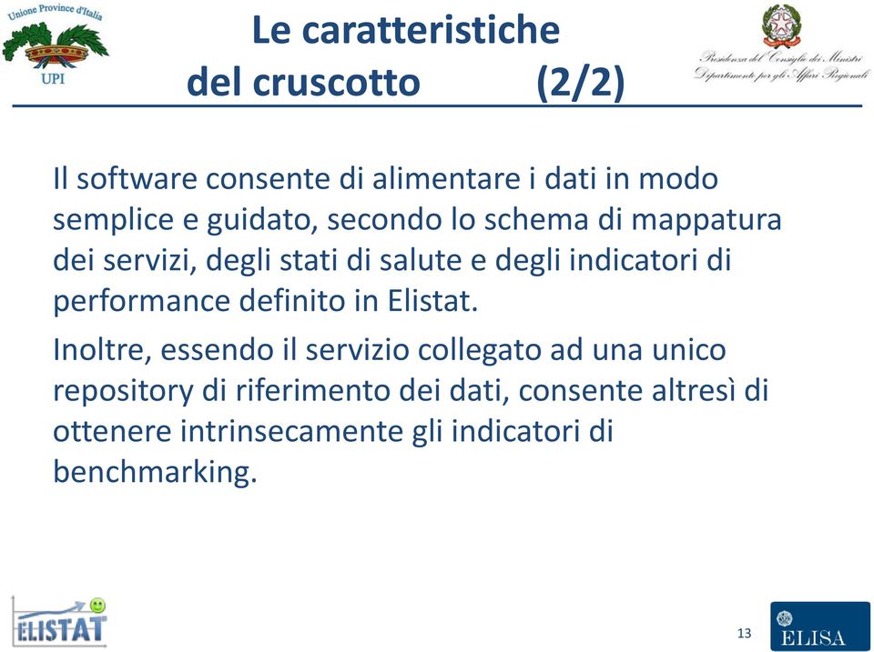 performance definito in Elistat.