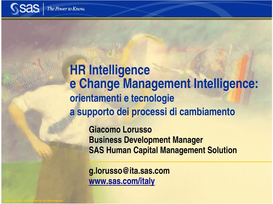 Business Development Manager SAS Human Capital Management Solution g.