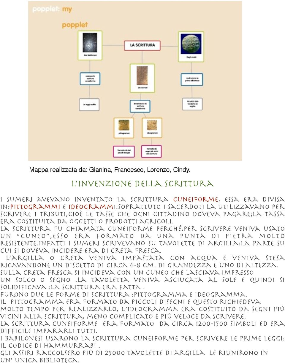 la scrittura fu chiamata cuneiforme perché,per scrivere veniva usato un cuneo,esso era formato da una punta di pietra molto resistente.