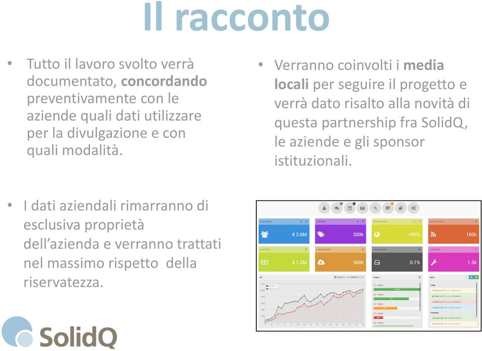 Verranno coinvolti i media locali per seguire il progetto e verrà dato risalto alla novità di questa partnership