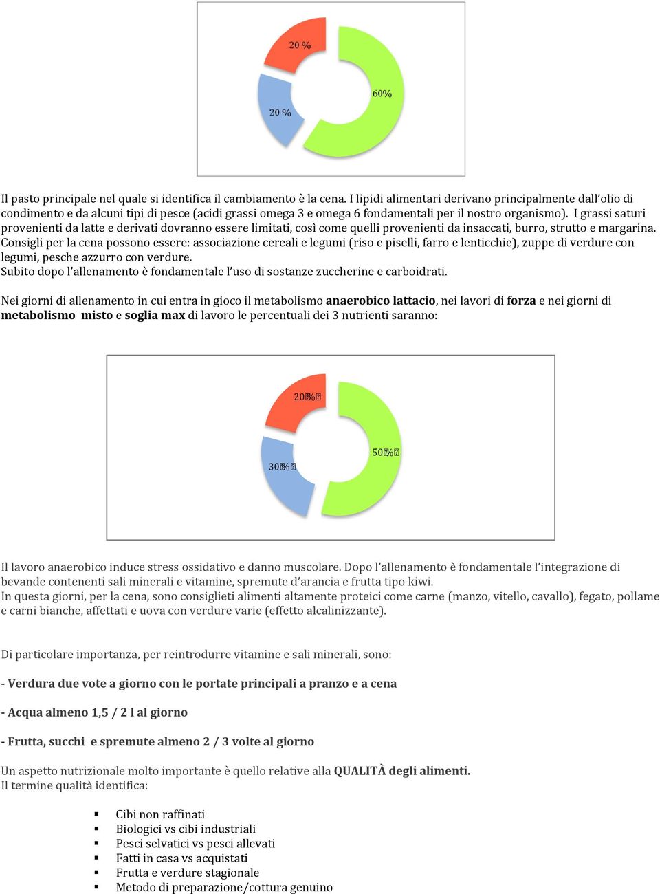 I grassi saturi provenienti da latte e derivati dovranno essere limitati, così come quelli provenienti da insaccati, burro, strutto e margarina.