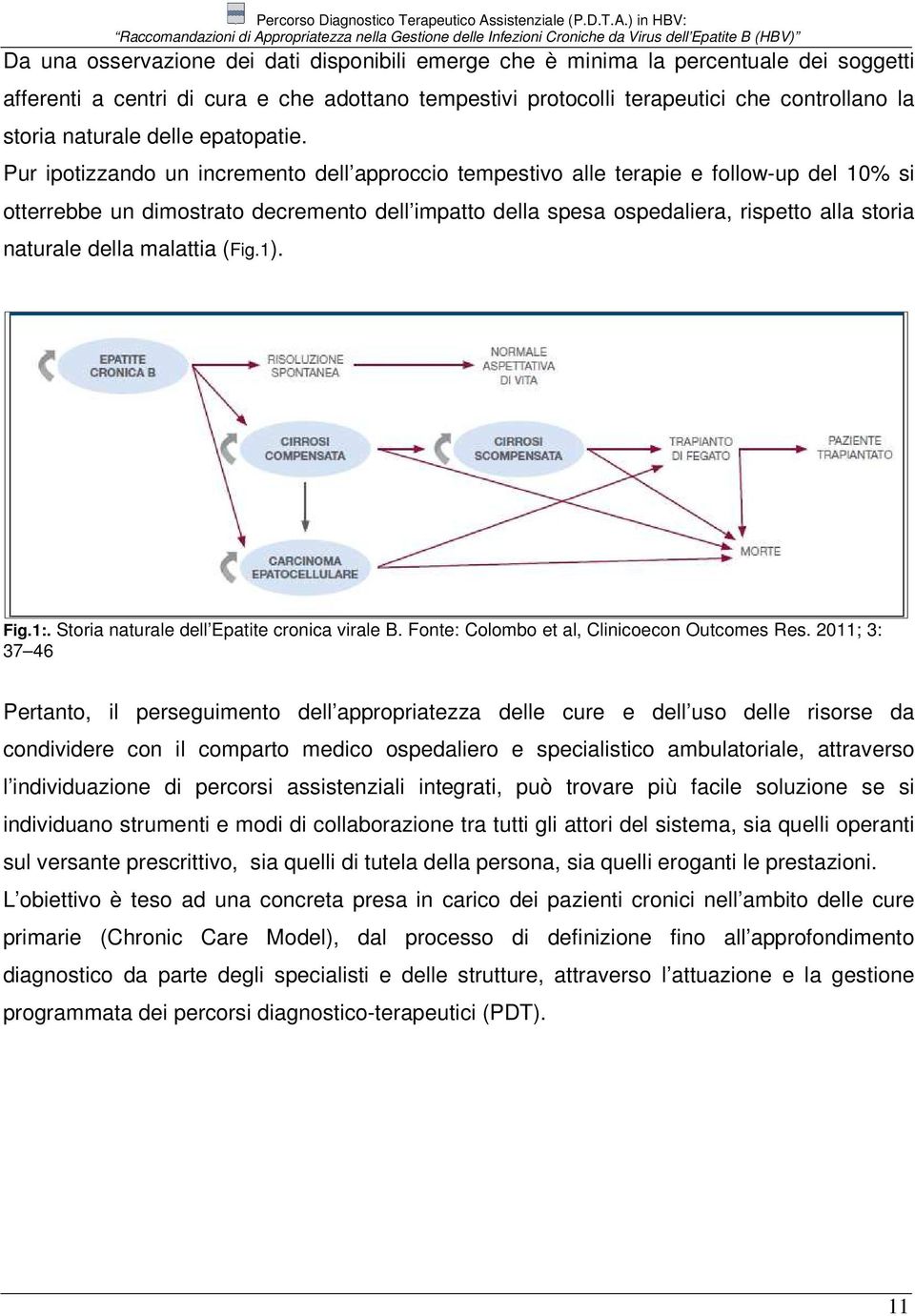 Pur ipotizzando un incremento dell approccio tempestivo alle terapie e follow-up del 10% si otterrebbe un dimostrato decremento dell impatto della spesa ospedaliera, rispetto alla storia naturale