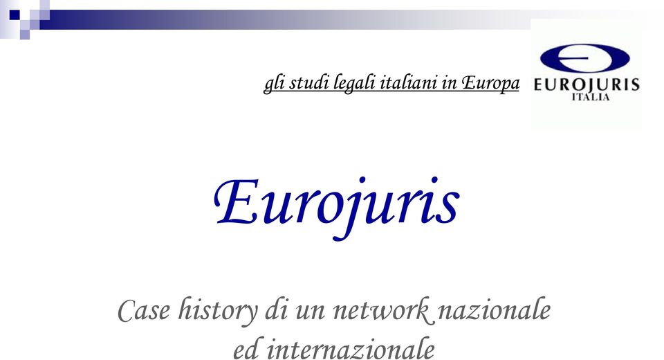 Eurojuris Case history