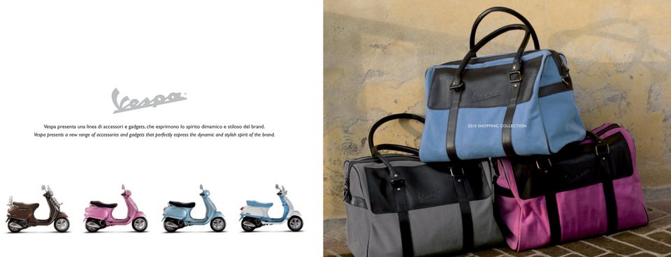 Vespa presents a new range of accessories and gadgets that