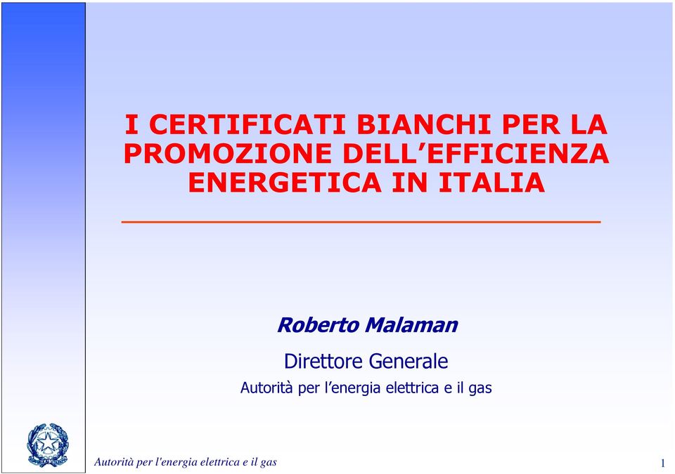 IN ITALIA Roberto Malaman Direttore