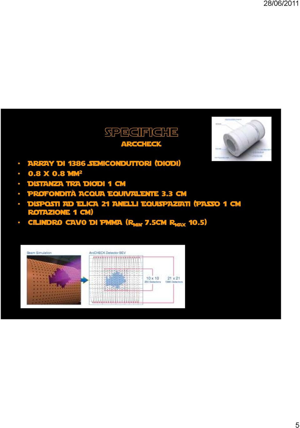 8 MM 2 DiSTANzA TRA DioDi 1 CM PRoFoNDiTà ACquA EquivALENTE 3.