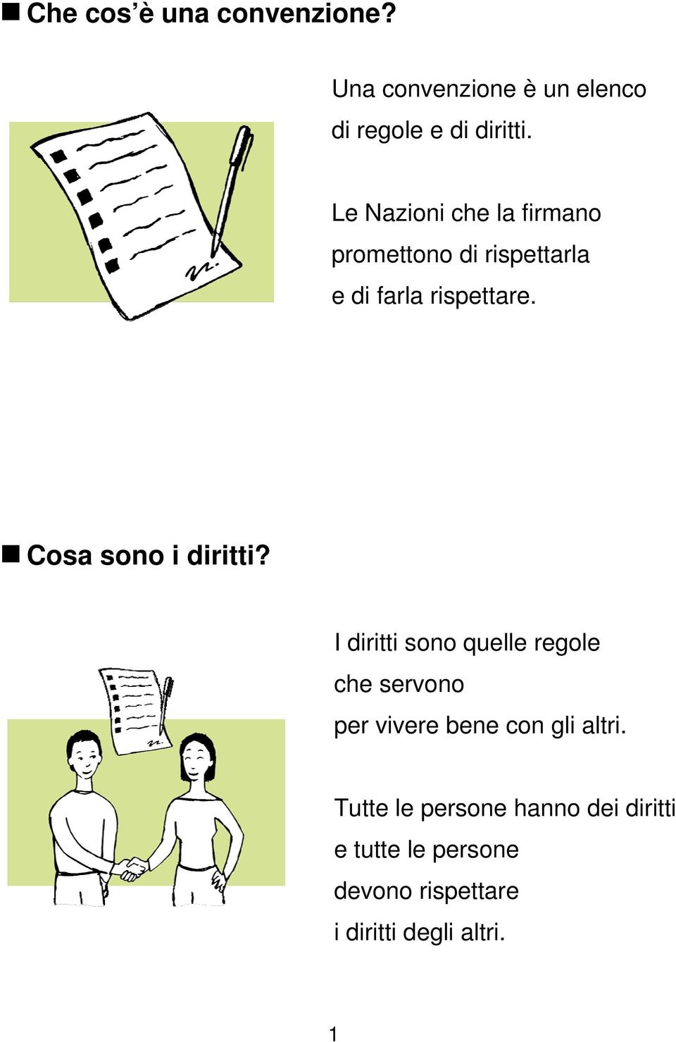 Cosa sono i diritti?