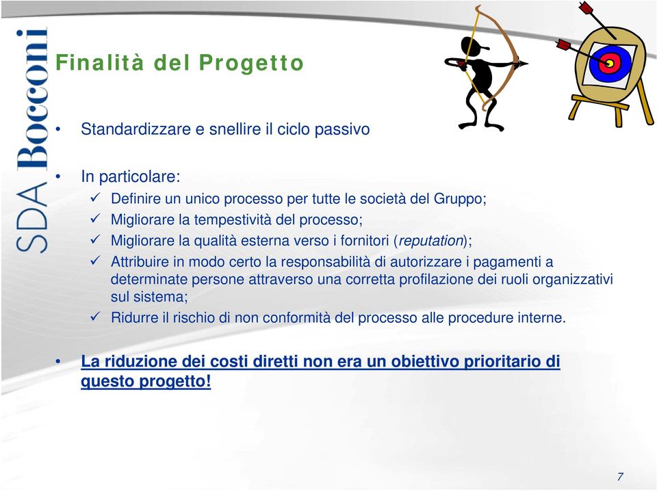 responsabilità di autorizzare i pagamenti a determinate persone attraverso una corretta profilazione dei ruoli organizzativi sul sistema;