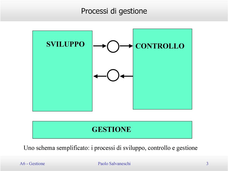 semplificato: i processi di sviluppo,