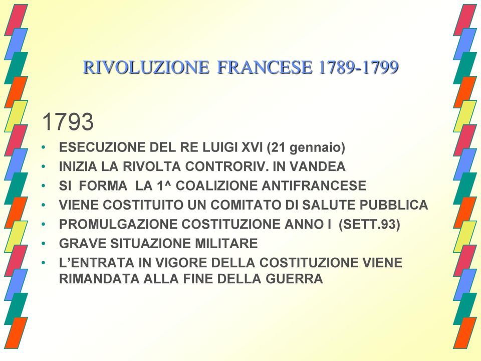 DI SALUTE PUBBLICA PROMULGAZIONE COSTITUZIONE ANNO I (SETT.