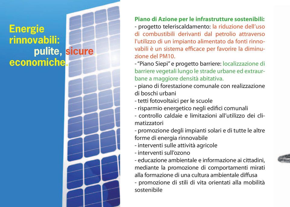 rinnovabili è un sistema efficace per favorire la diminuzione del PM10.