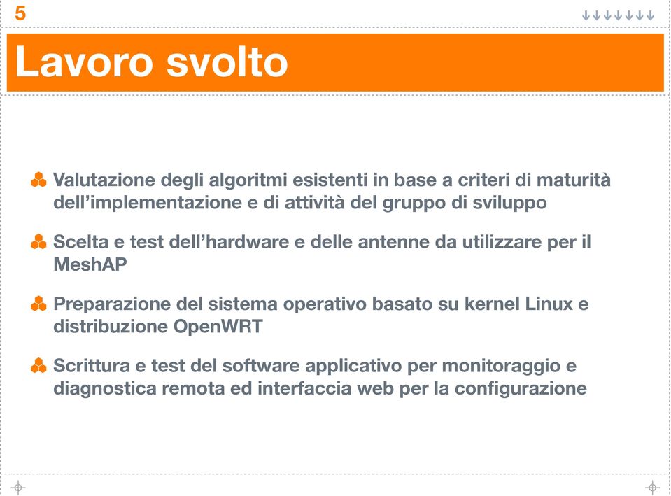 utilizzare per il MeshAP Preparazione del sistema operativo basato su kernel Linux e distribuzione