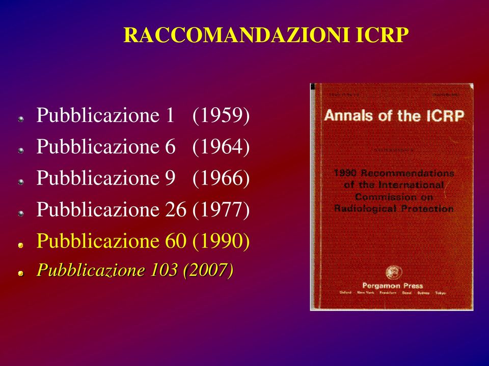 Pubblicazione 9 (1966) Pubblicazione 26