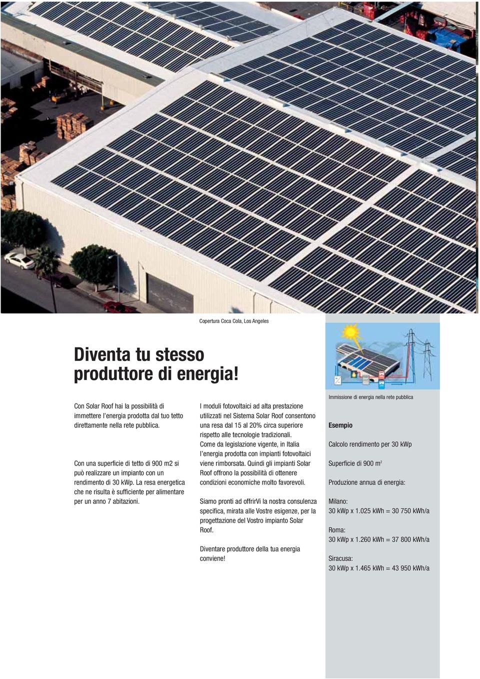 I moduli fotovoltaici ad alta prestazione utilizzati nel Sistema Solar Roof consentono una resa dal 15 al 20% circa superiore rispetto alle tecnologie tradizionali.