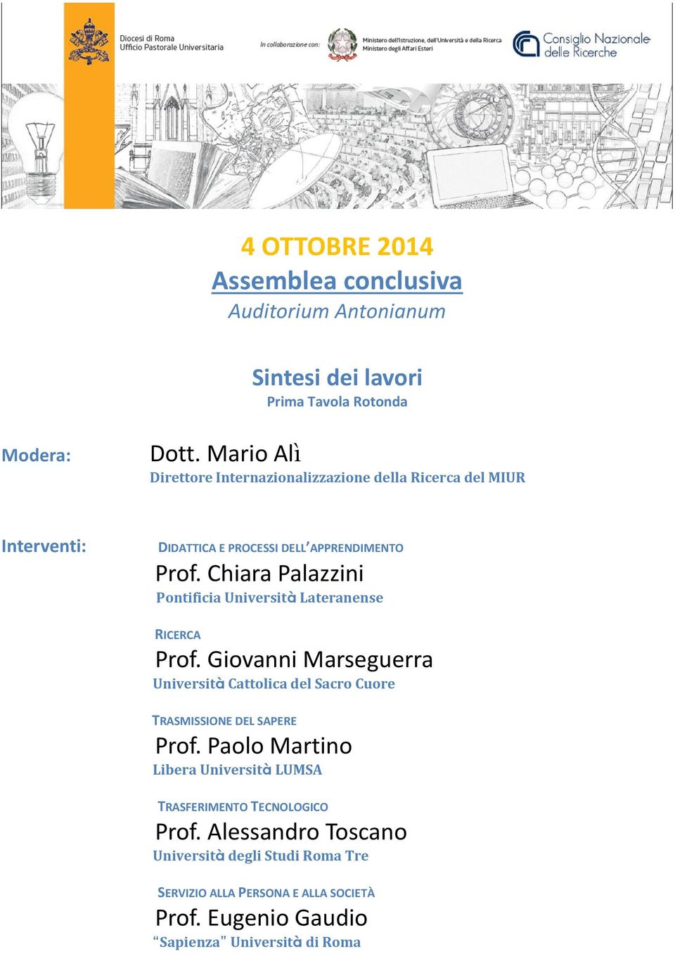 Chiara Palazzini Pontificia Università Lateranense RICERCA Prof.